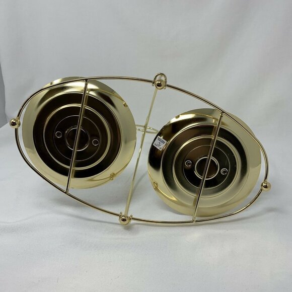 PartyLite - Brass Mix & Mingle Double Jar Candle Holder Display Stand - Picture 4 of 6